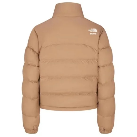 SKIMS X THE NORTH FACE 2000 RETRO NUPTSE JACKET  Ochre Size Medium - Picture 2 of 2